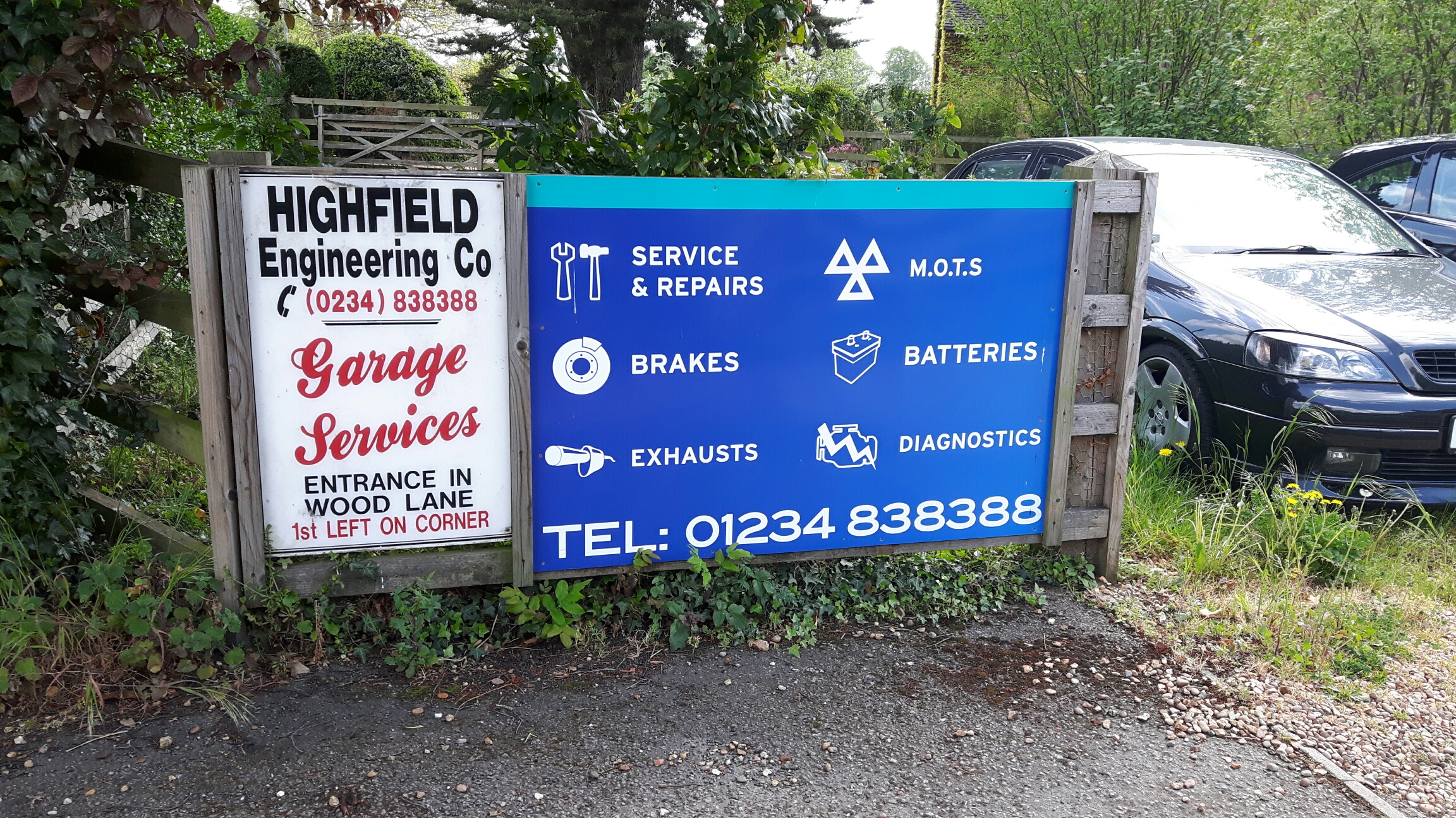 Highfield Engineering Co, Filbys Garage Willington