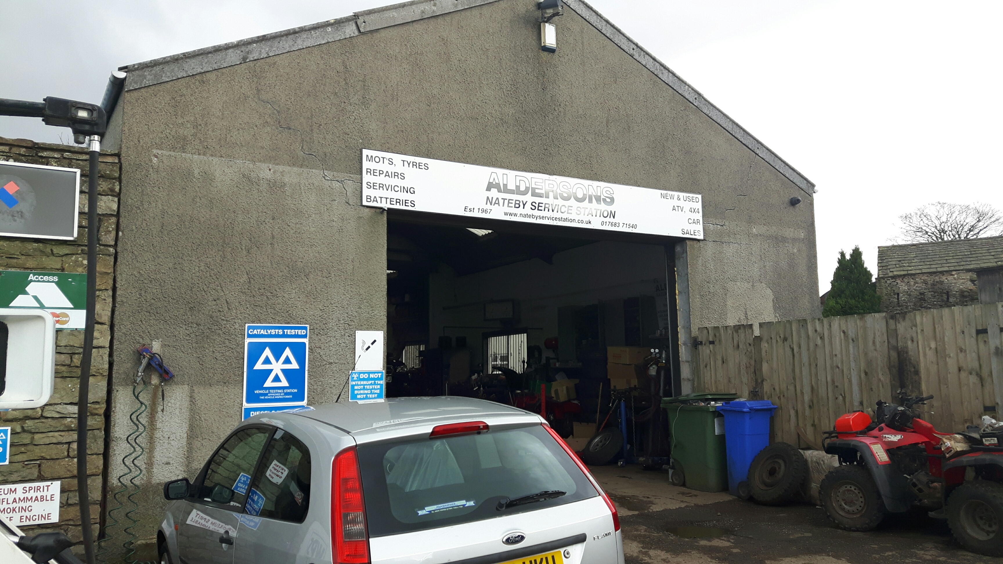 Aldersons Nateby Service Station