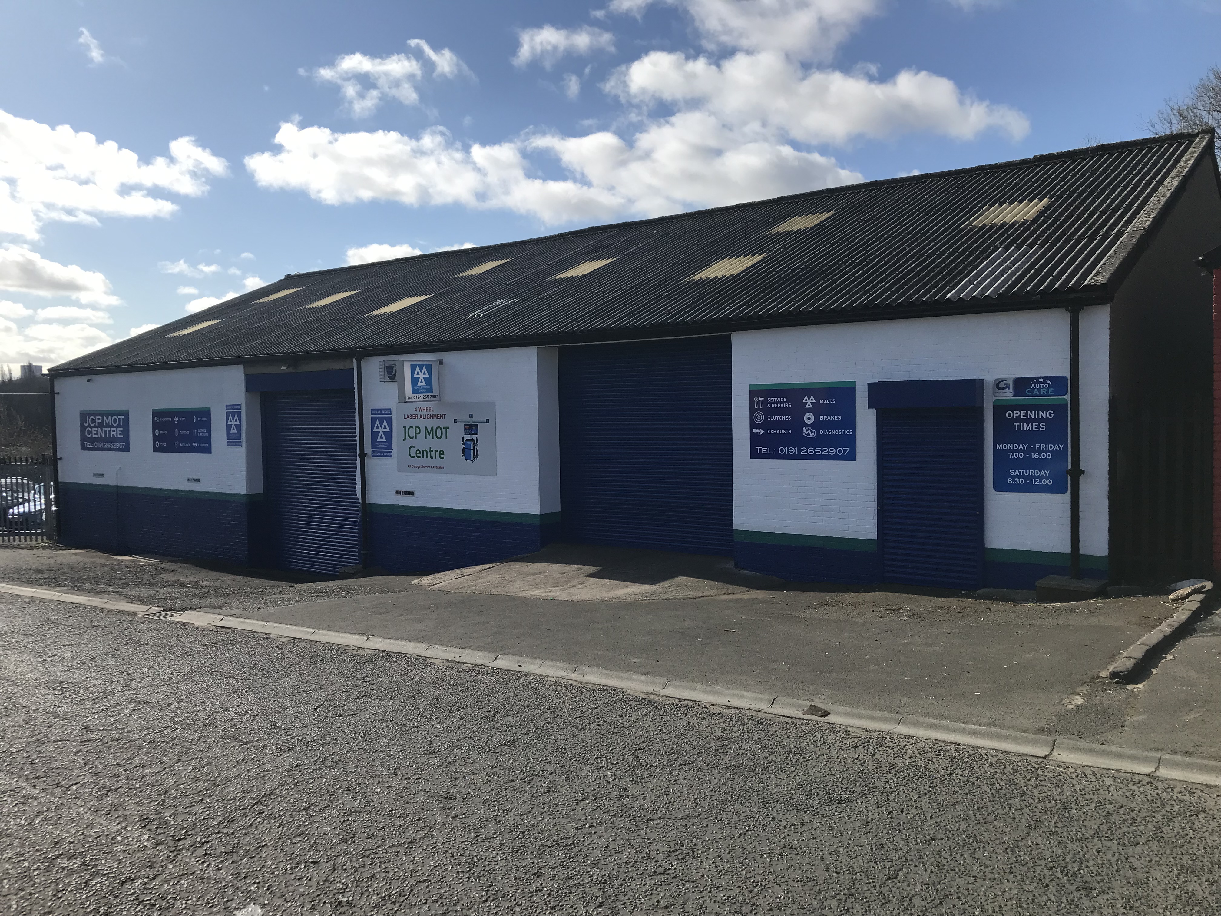JCP MOT Centre Ltd