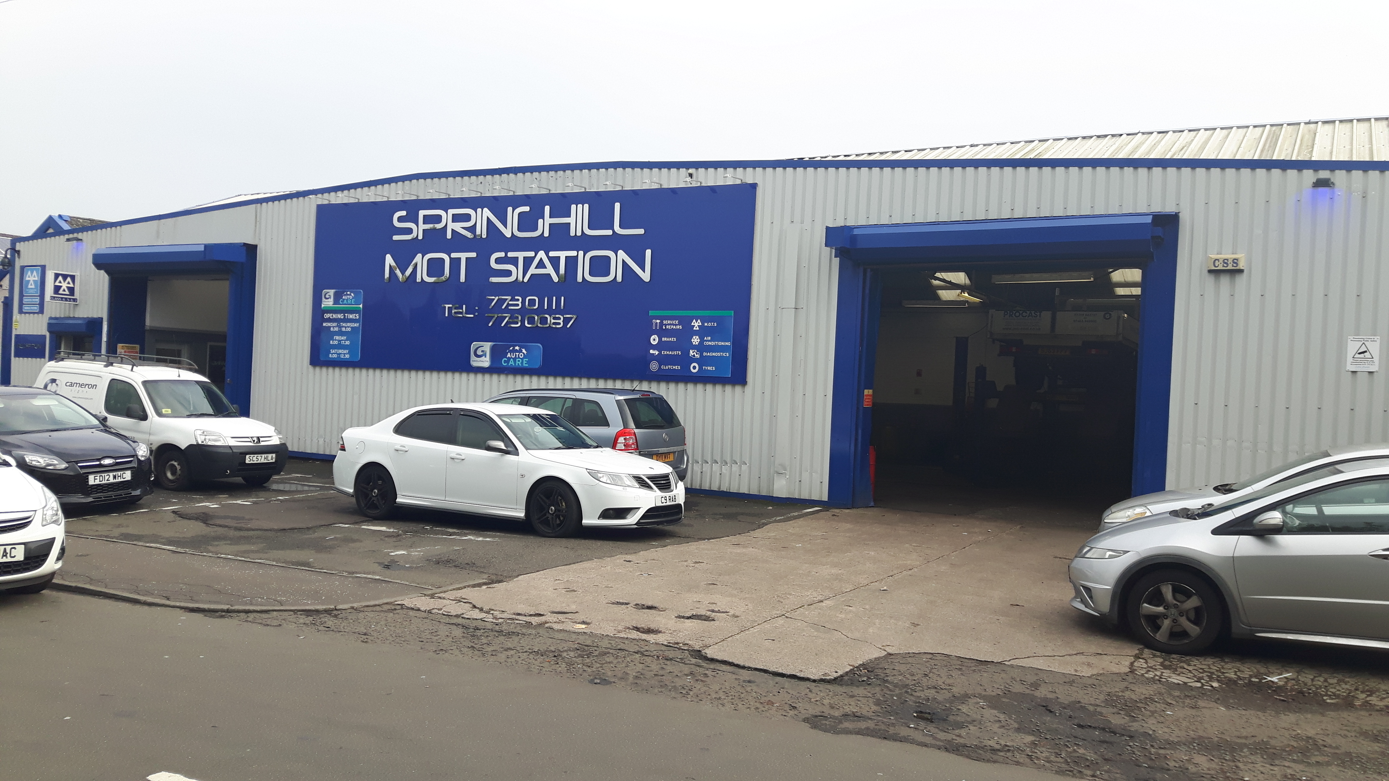Springhill MOT Station Ltd
